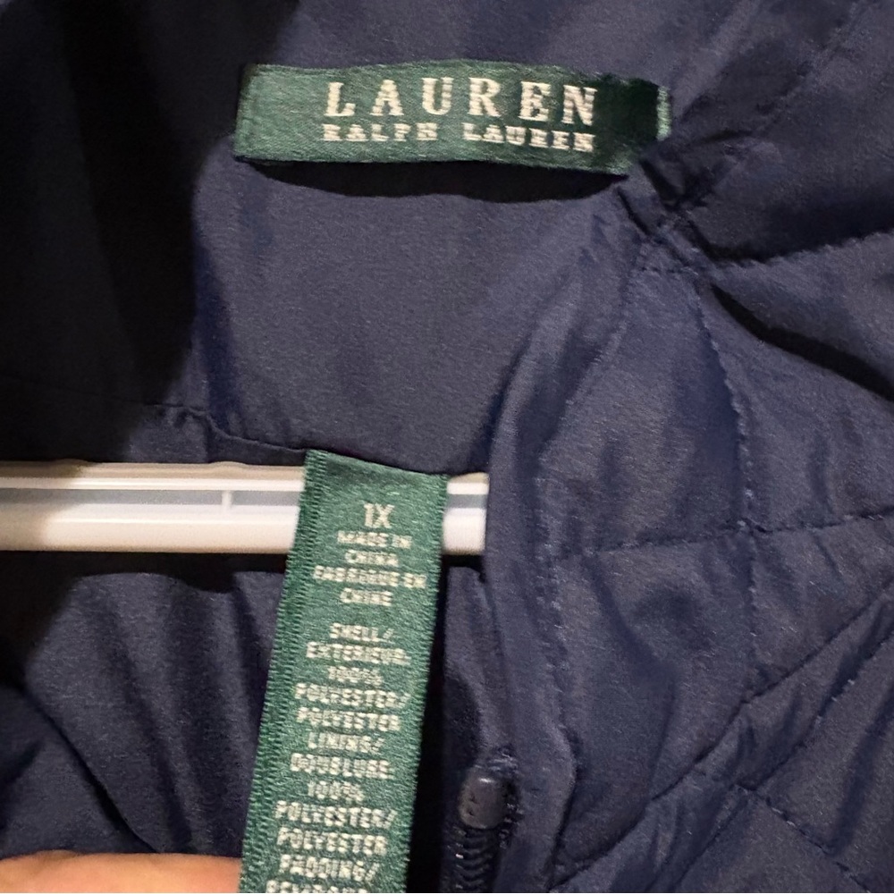 Ralph Lauren Women’s Quilted Barn Jacket in Navy size 1X - Picture 5 of 9
